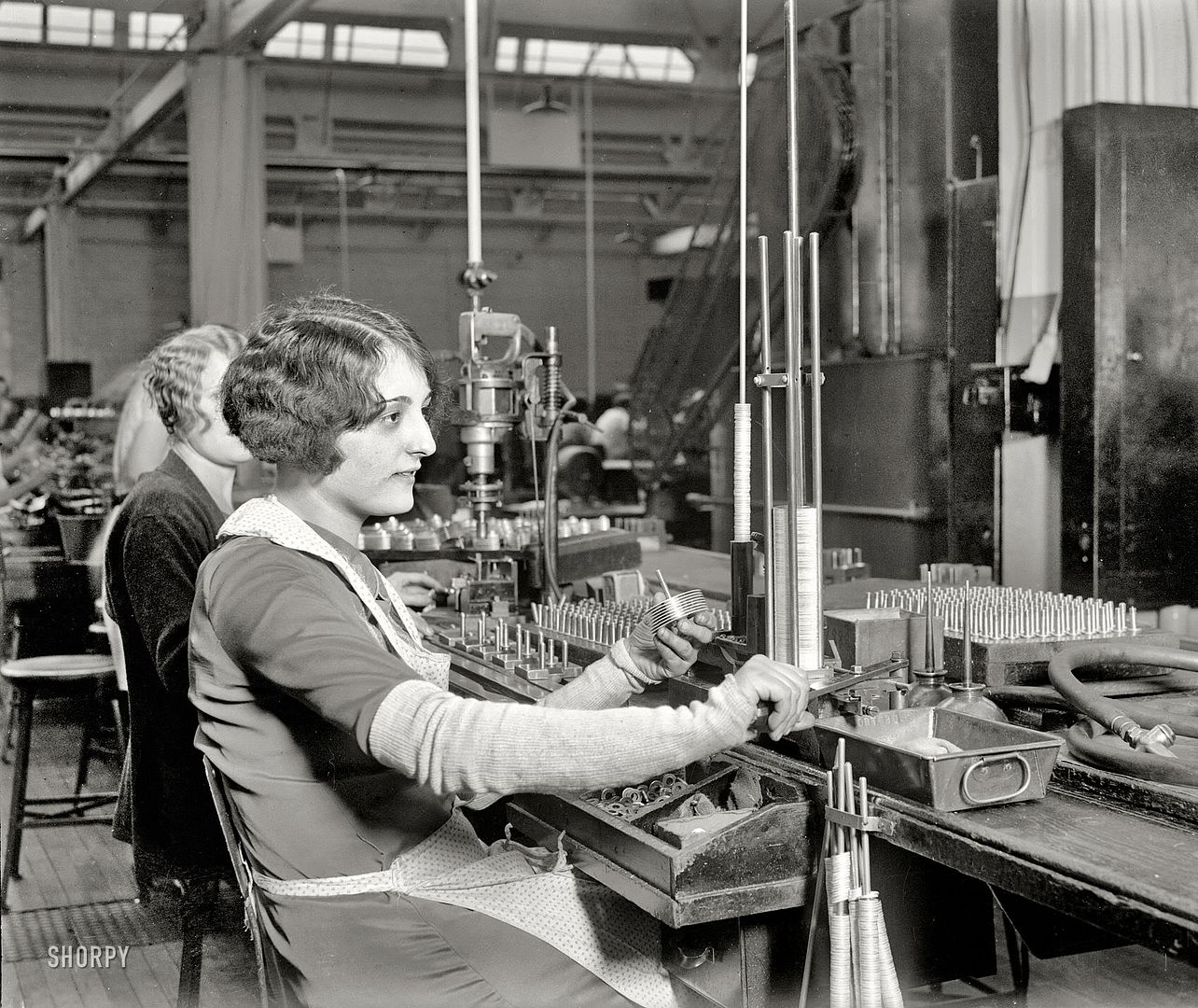 Philadelphia, Pennsylvania, Circa 1928. Assembling Room, Atwater Kent